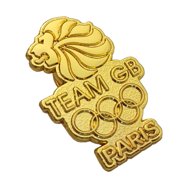 Team GB Exclusive Limited Edition Paris Gold Pin