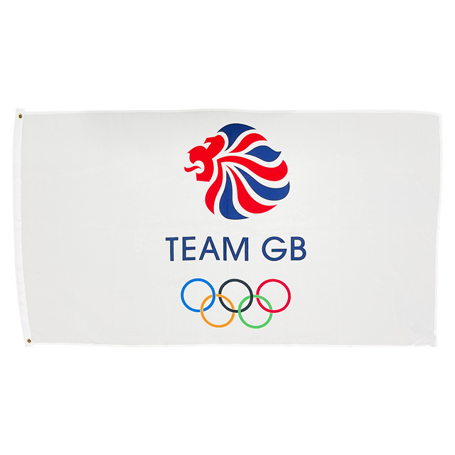 Team GB Supporters White Icon Large Flag