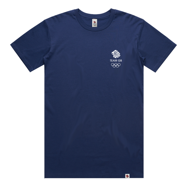 Team GB Manoir Logo Cobalt Blue T-shirt