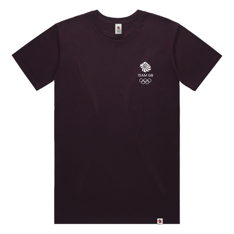 Team GB Manoir Logo Plum T-shirt