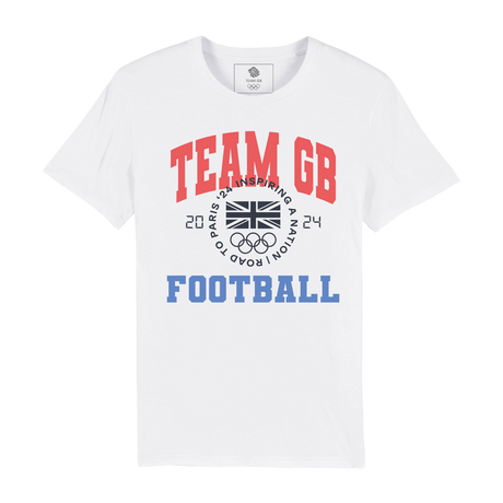 Team GB Varsity Football White T-shirt