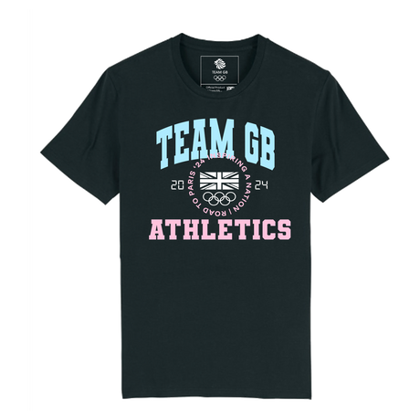 Team GB Varsity Black T-Shirt