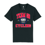Team GB Varsity Cycling Black T-shirt
