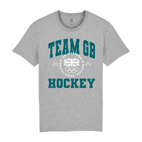 Team GB Varsity Hockey Grey T-shirt