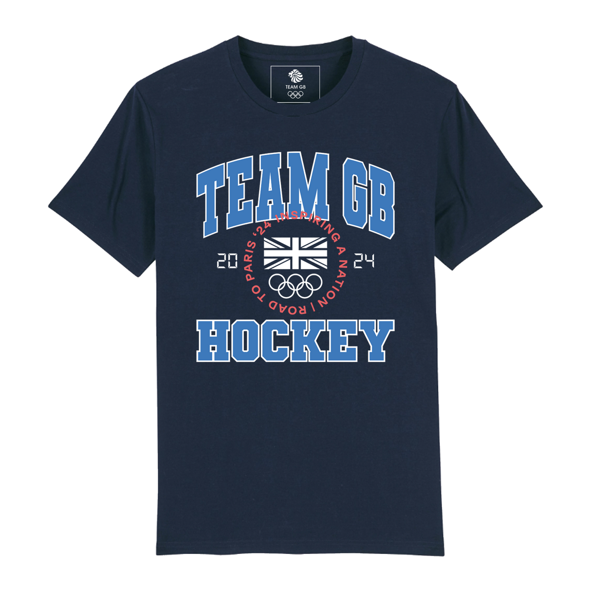 Team GB Varsity Hockey Navy T-Shirt