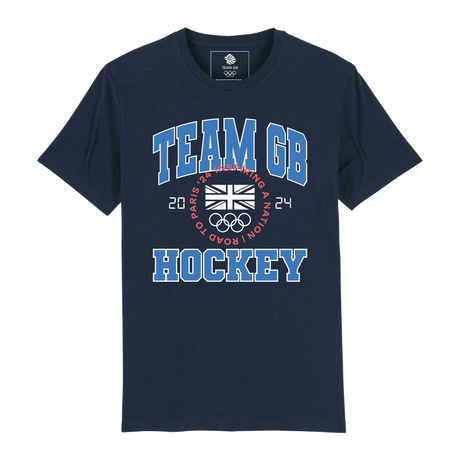 Team GB Varsity Hockey Navy T-Shirt