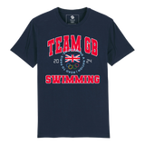 Team GB Varsity Swimming Navy T-Shirt 