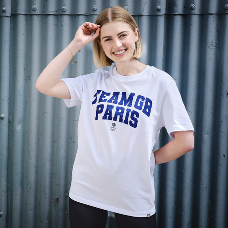 Team GB Bercy Varsity White T-shirt