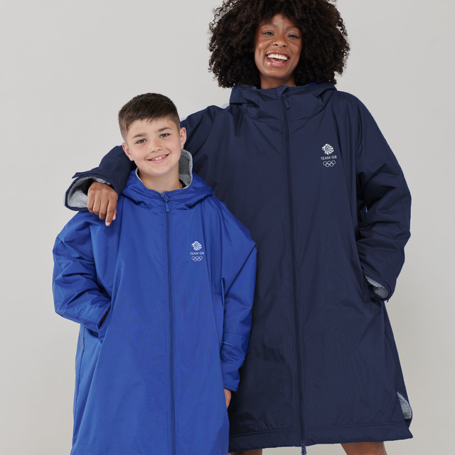 Team GB All-Weather Changing Robe Navy