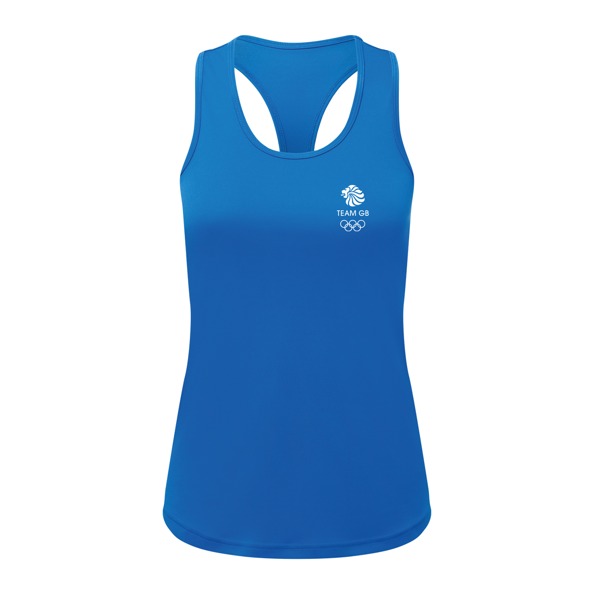 Team GB Active Women's Blue Racerback Vest