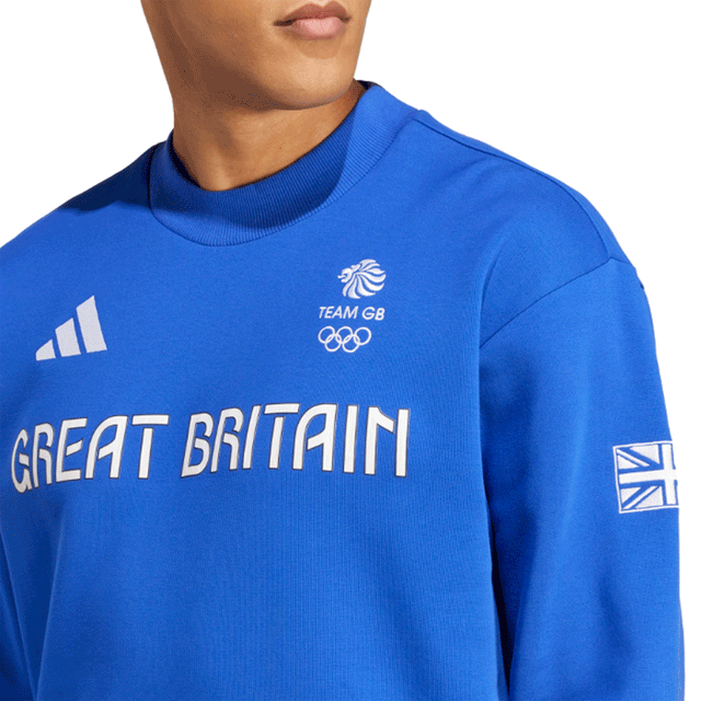 adidas Team GB Village Sweatshirt Blue