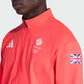 adidas 1/4 Zip adidas Milan 2026 Team GB 1/2 Zip Top - Red