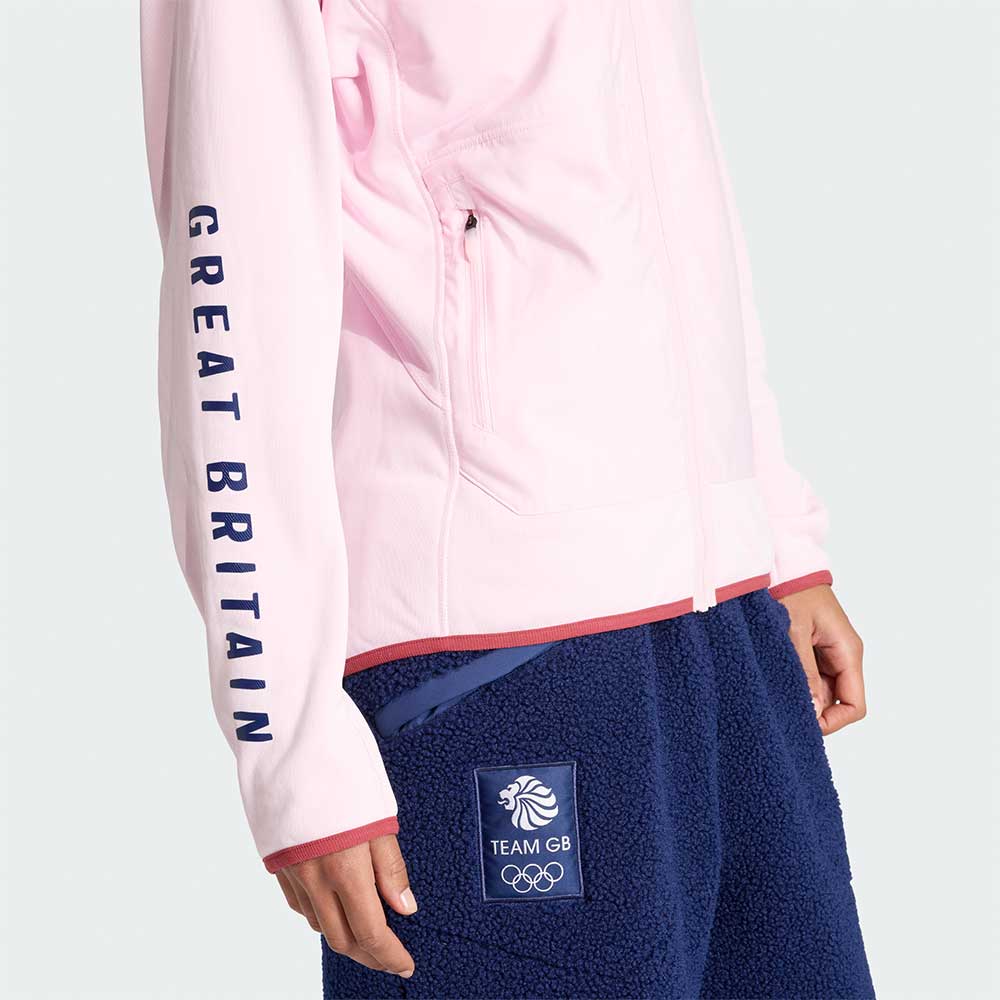 adidas Jacket adidas Milan 2026 Team GB 2 Side Fleece Jacket - Womens