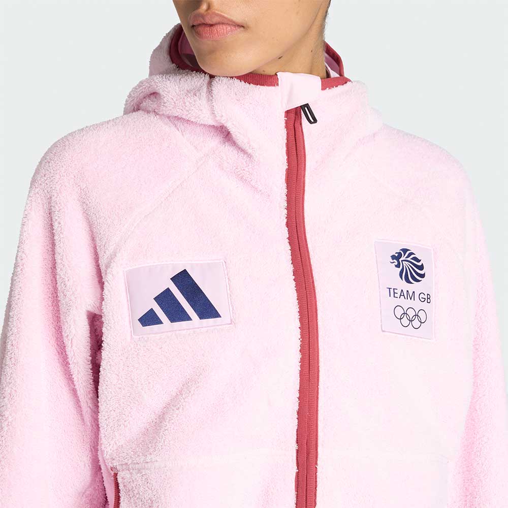 adidas Jacket adidas Milan 2026 Team GB 2 Side Fleece Jacket - Womens