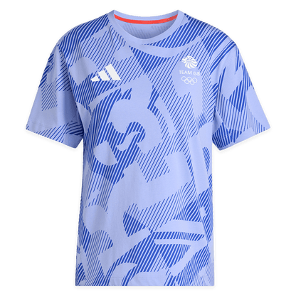 adidas T-Shirt adidas Milan 2026 Team GB AOP T-Shirt - Womens