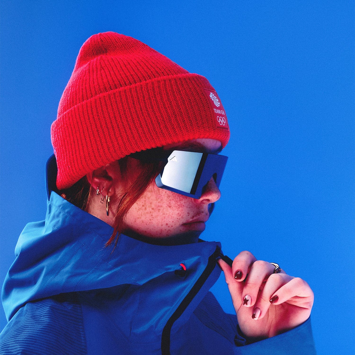 adidas Beanie Hat adidas Milan 2026 Team GB Beanie - Red