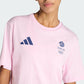 adidas T-Shirt adidas Milan 2026 Team GB GFX T-Shirt - Pink - Womens