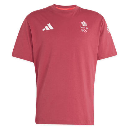 adidas T-Shirt adidas Milan 2026 Team GB GFX T-Shirt - Red