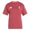 adidas T-Shirt adidas Milan 2026 Team GB GFX T-Shirt - Red - Womens