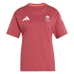 adidas T-Shirt adidas Milan 2026 Team GB GFX T-Shirt - Red - Womens