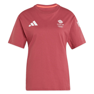 adidas T-Shirt adidas Milan 2026 Team GB GFX T-Shirt - Red - Womens