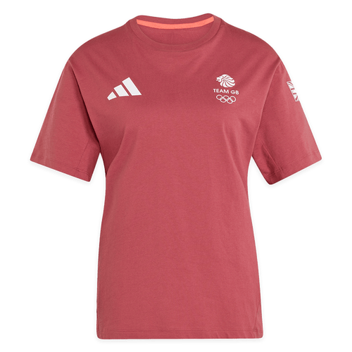 adidas T-Shirt adidas Milan 2026 Team GB GFX T-Shirt - Red - Womens