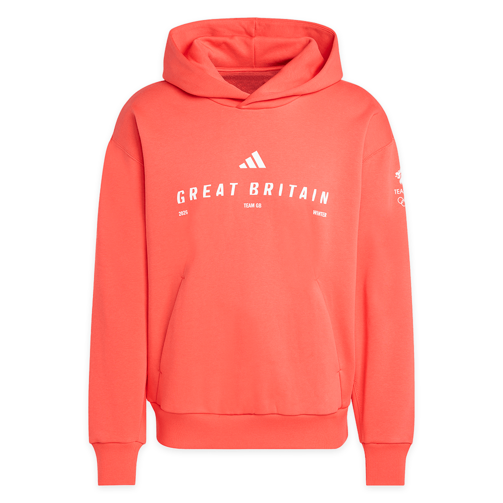 adidas Hoodie adidas Milan 2026 Team GB Hoodie - Red