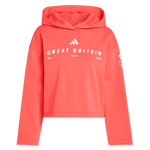 adidas Hoodie adidas Milan 2026 Team GB Hoodie - Red - Womens