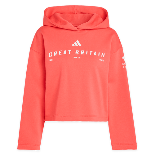 adidas Hoodie adidas Milan 2026 Team GB Hoodie - Red - Womens
