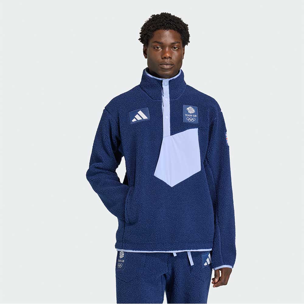 adidas Fleece adidas Milan 2026 Team GB Pile Fleece Pullover