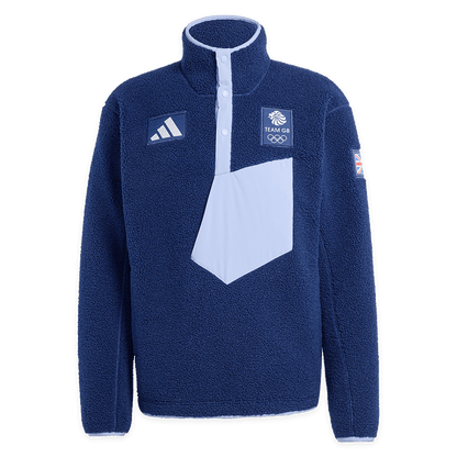 adidas Fleece adidas Milan 2026 Team GB Pile Fleece Pullover