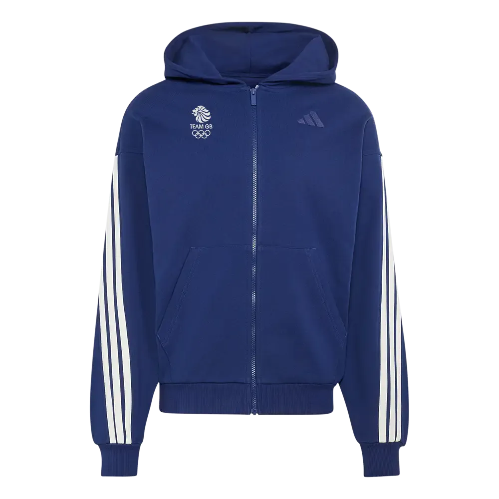 adidas Hoodie Adidas x Team GB  Full Zip Hoodie - Navy - Adults