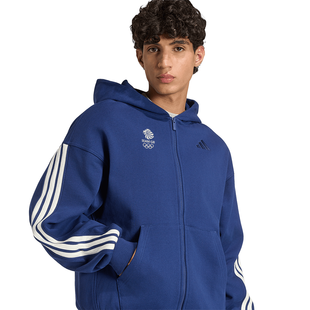 adidas Hoodie Adidas x Team GB  Full Zip Hoodie - Navy - Adults