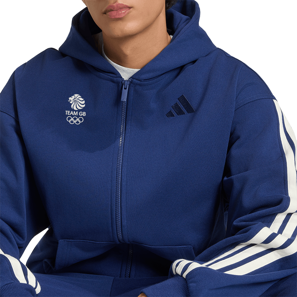 adidas Hoodie Adidas x Team GB  Full Zip Hoodie - Navy - Adults