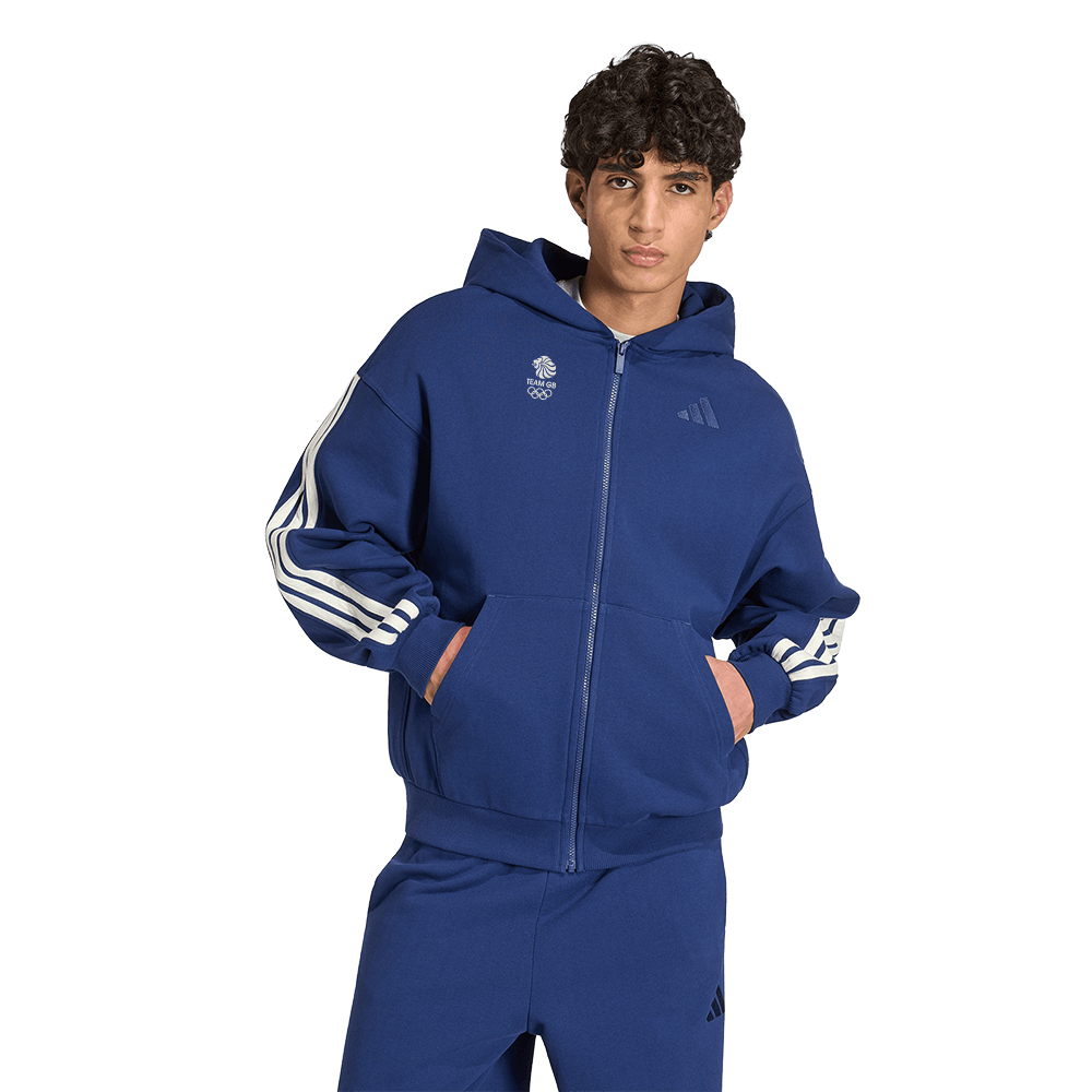 adidas Hoodie Adidas x Team GB  Full Zip Hoodie - Navy - Adults