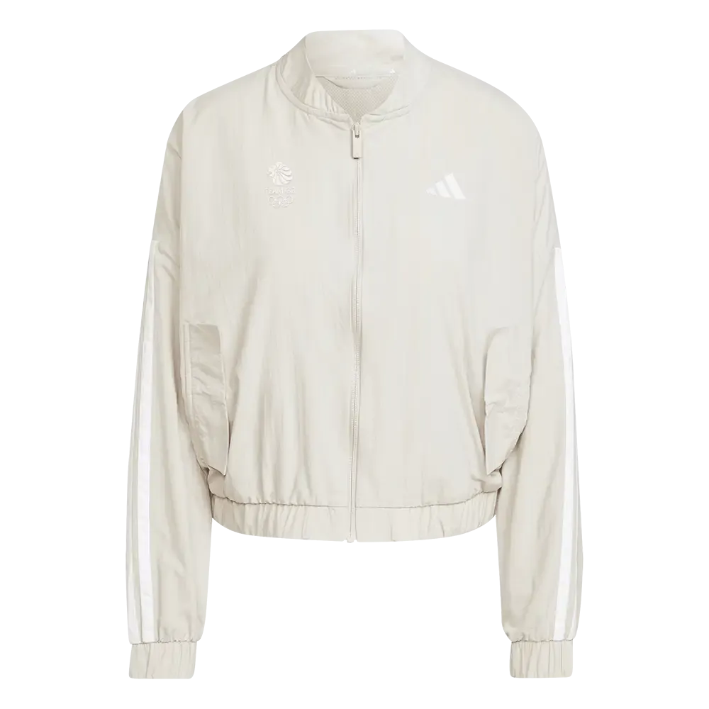 Team GB adidas x Team GB Full Zip Jacket - Beige - Womens
