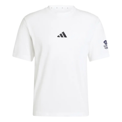 adidas T-Shirt Adidas x Team GB  T-Shirt - White - Adults