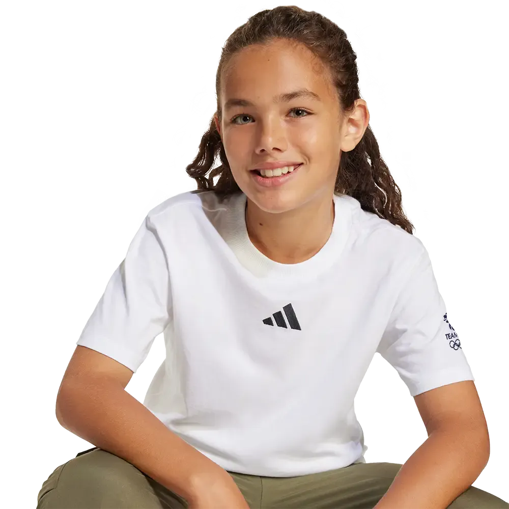 adidas T-Shirt adidas x Team GB T-Shirt - White - Adults