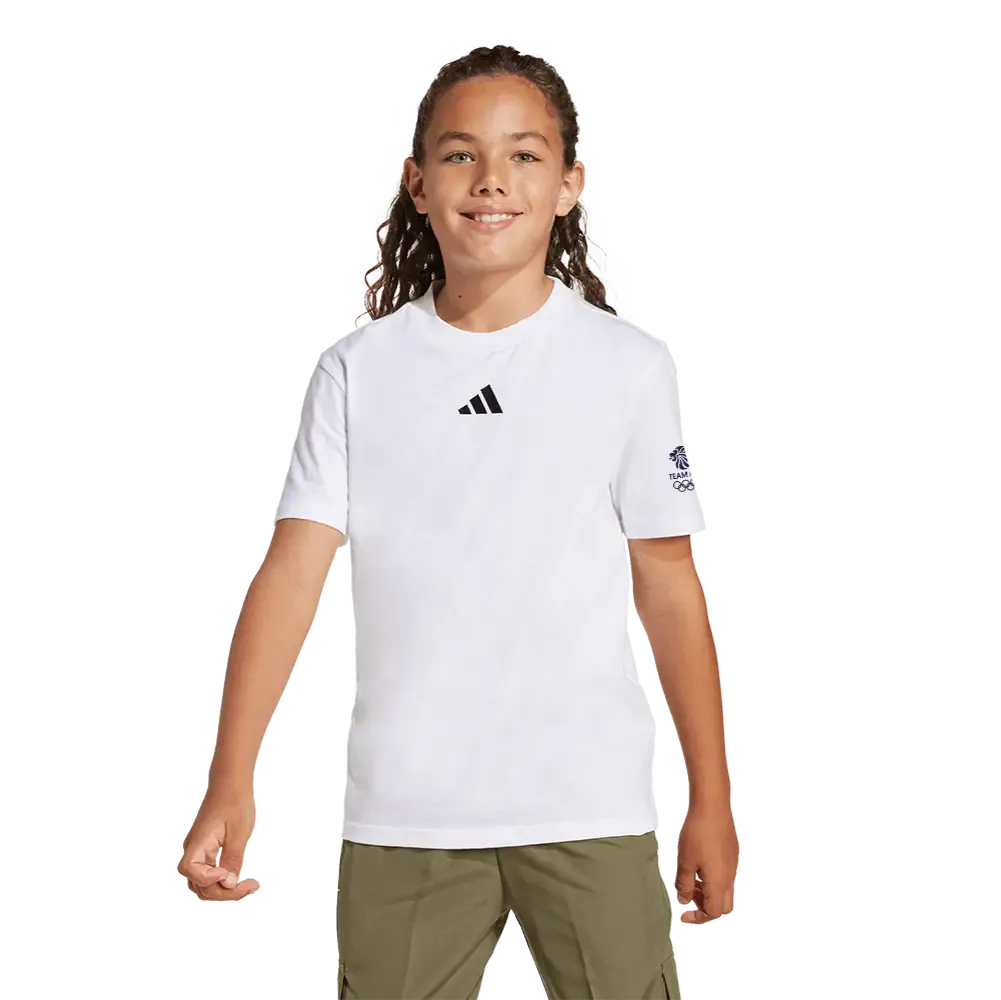adidas T-Shirt adidas x Team GB T-Shirt - White - Adults