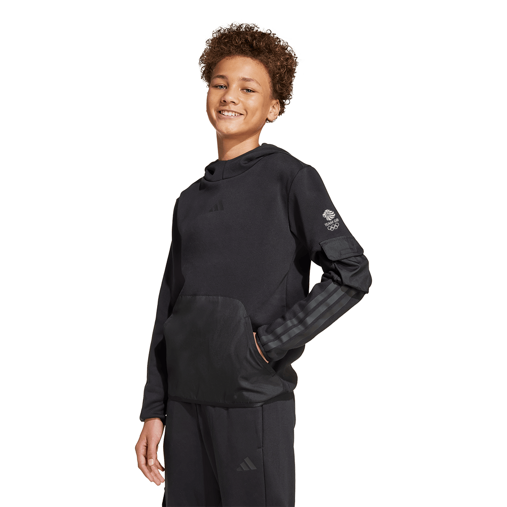 Team GB adidas x Team GB Utility Hoodie - Charcoal - Junior