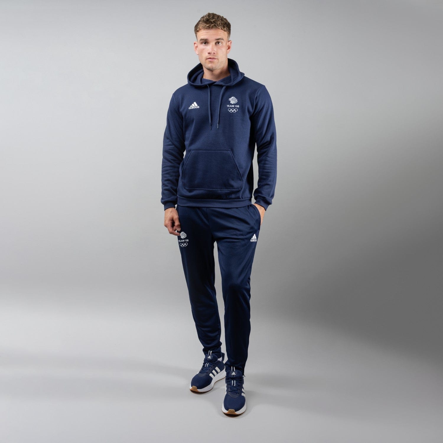 adidas Hoodie Adult adidas Team GB Hoodie  - Navy