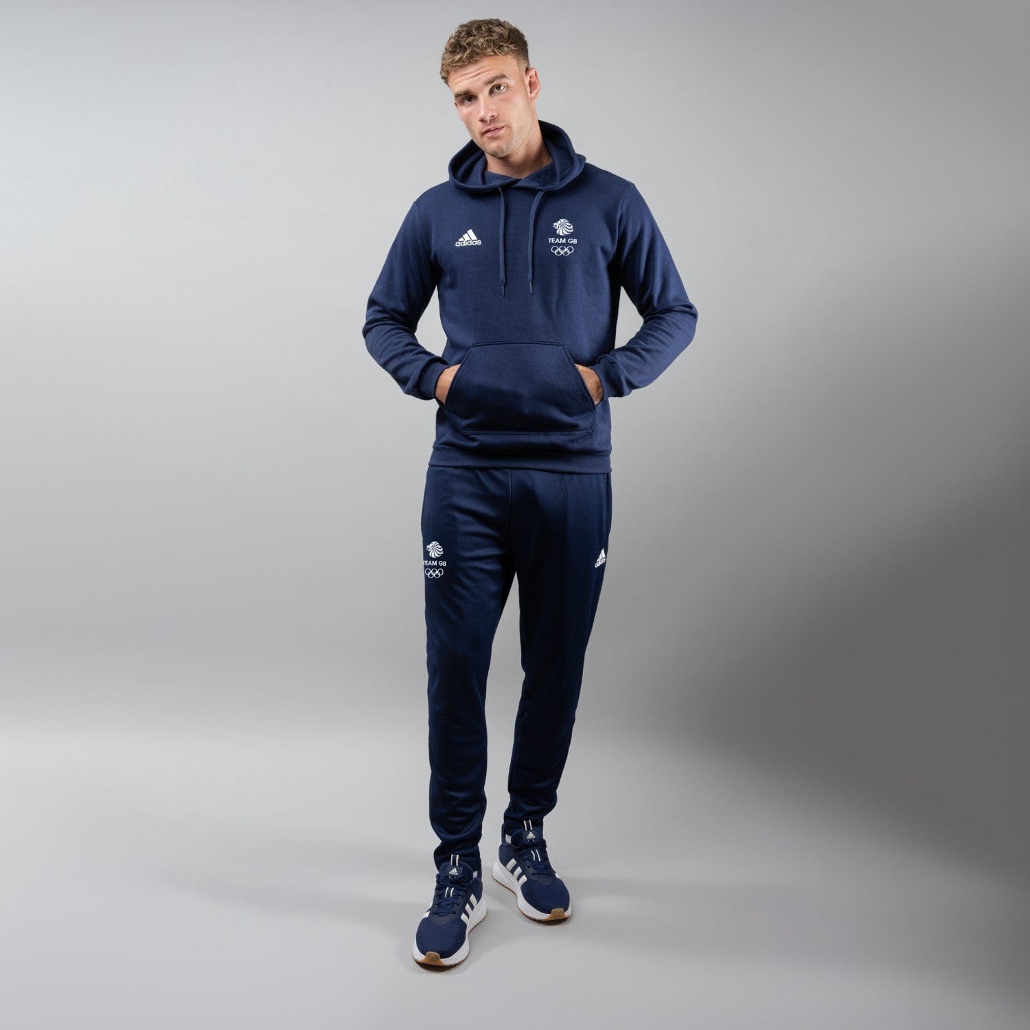 adidas Hoodie Adult adidas Team GB Hoodie  - Navy