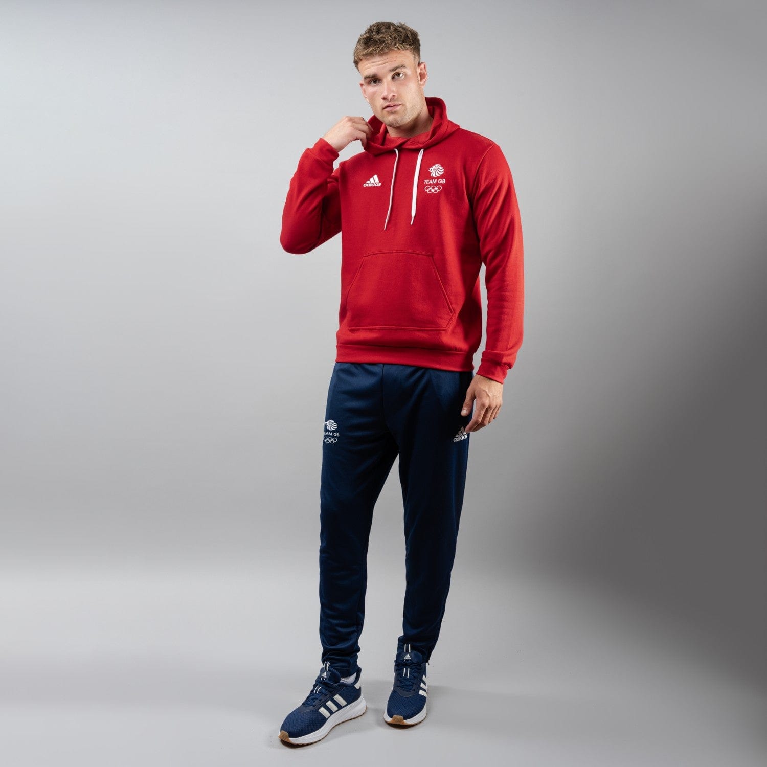 adidas Hoodie Adult adidas Team GB Hoodie  - Red