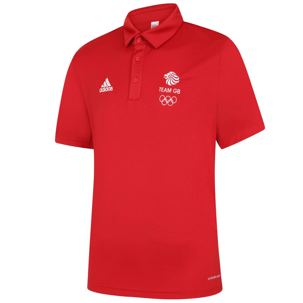 adidas Polo Shirt Adult adidas Team GB Polo  - Red