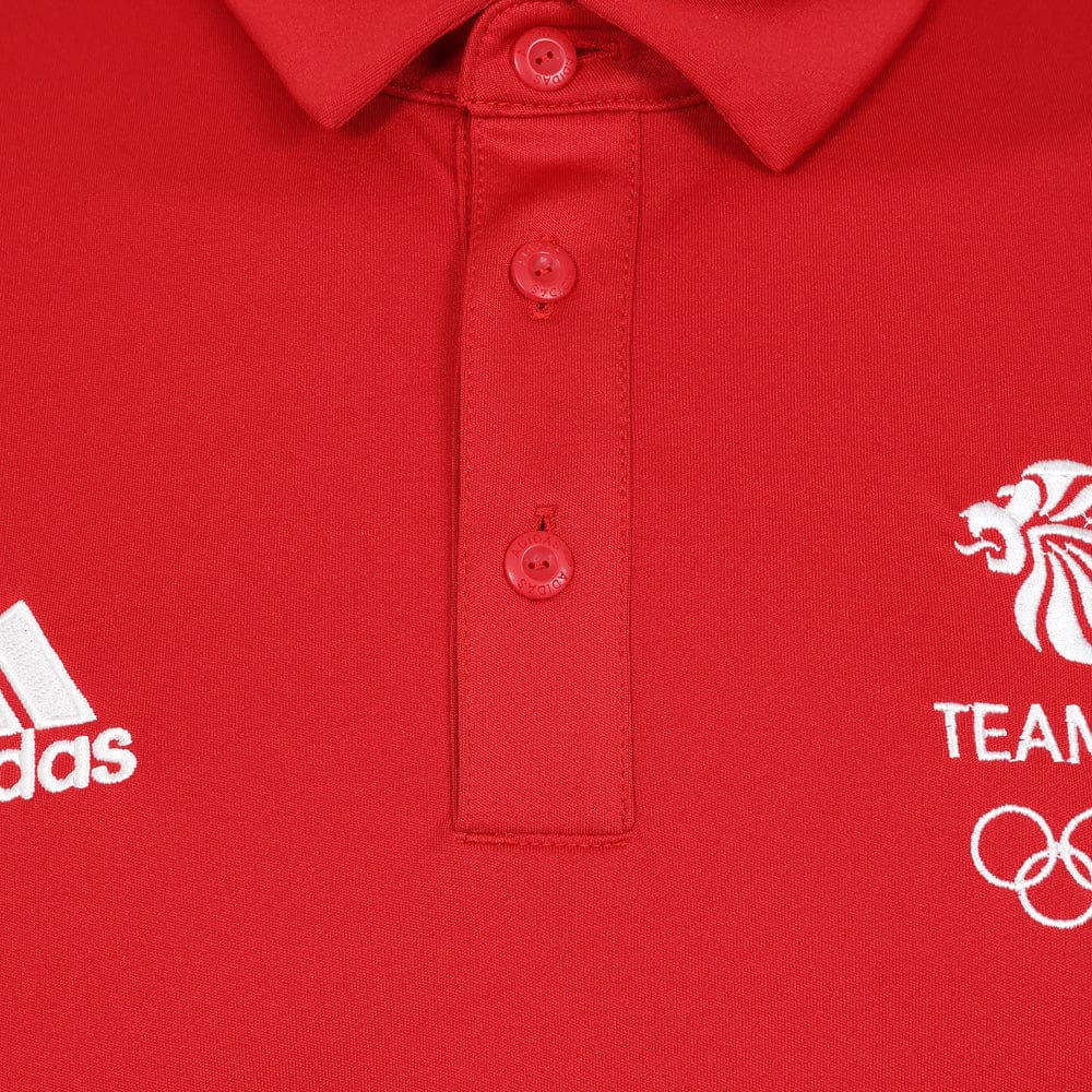 adidas Polo Shirt Adult adidas Team GB Polo  - Red