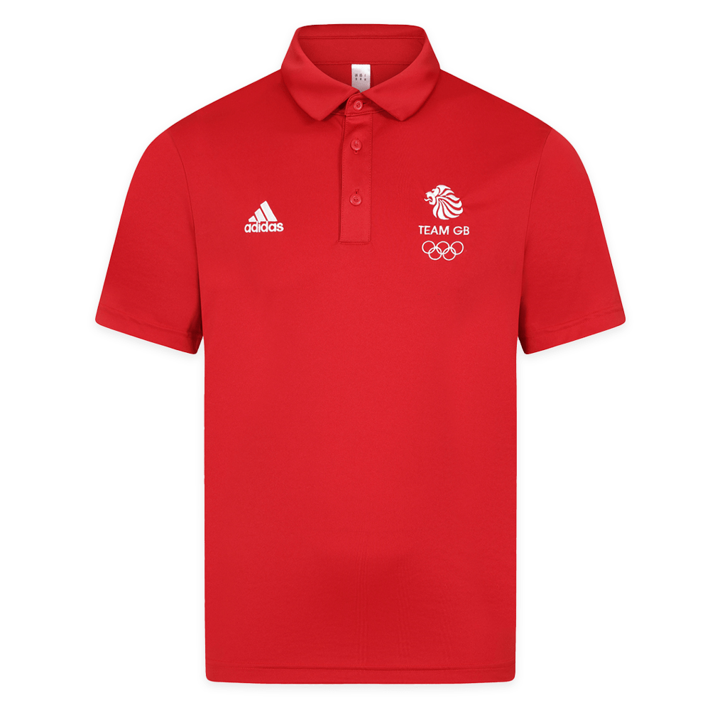 adidas Polo Shirt Adult adidas Team GB Polo  - Red