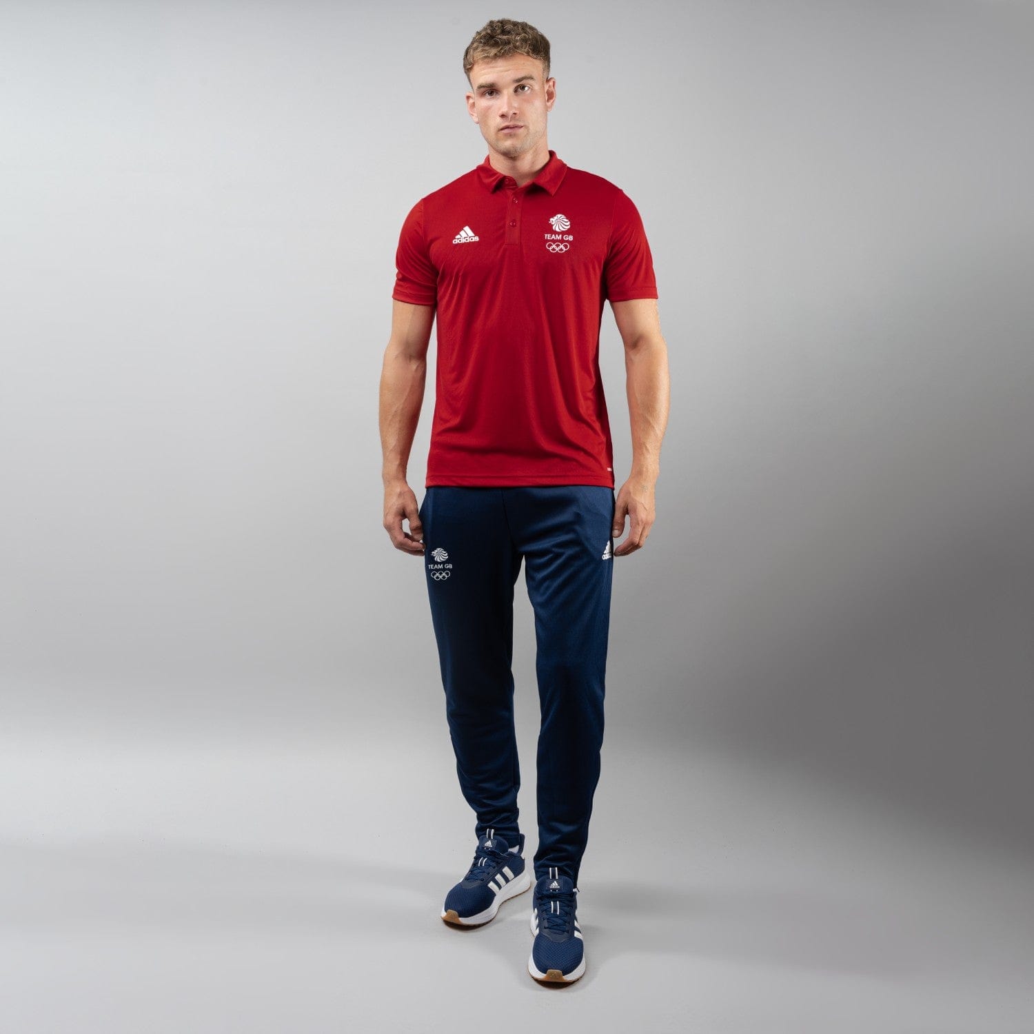 adidas Polo Shirt Adult adidas Team GB Polo  - Red