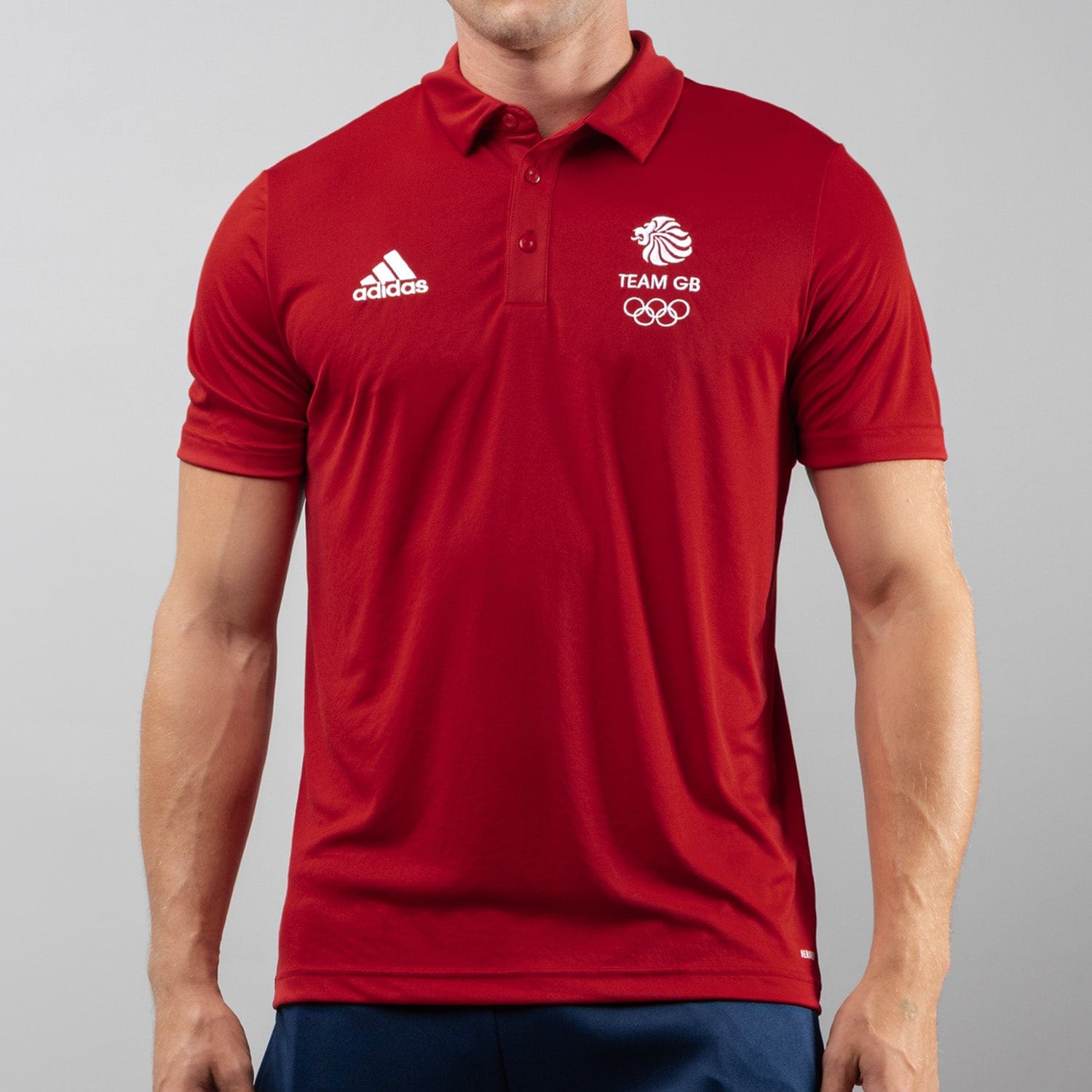 adidas Polo Shirt Adult adidas Team GB Polo  - Red
