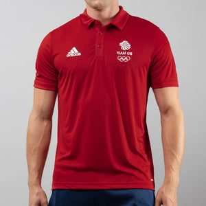 adidas Polo Shirt Adult adidas Team GB Polo  - Red