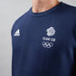 adidas Sweatshirt Adult adidas Team GB Sweat Top  - Navy